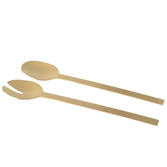 Aulica Gold Salad Servers – Set of 2