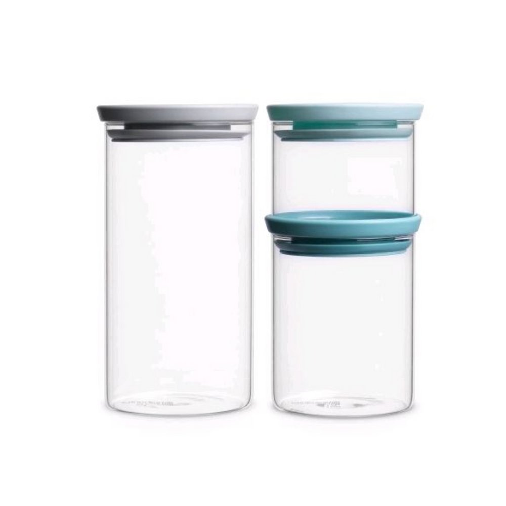 Brabantia Stackable Glass Storage Jar Set of 3 product image