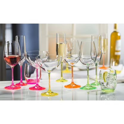 340 Ml Neon Cocktail Glasses Lot Of 4 product view 2