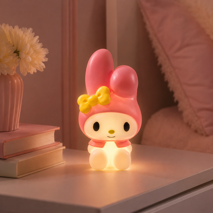 Sanrio My Melody Battery Mood Light angled view
